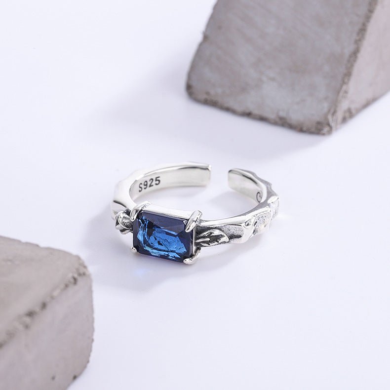 Bague Bleuette - Argent Sterling 925 et Zircons - Maria B.