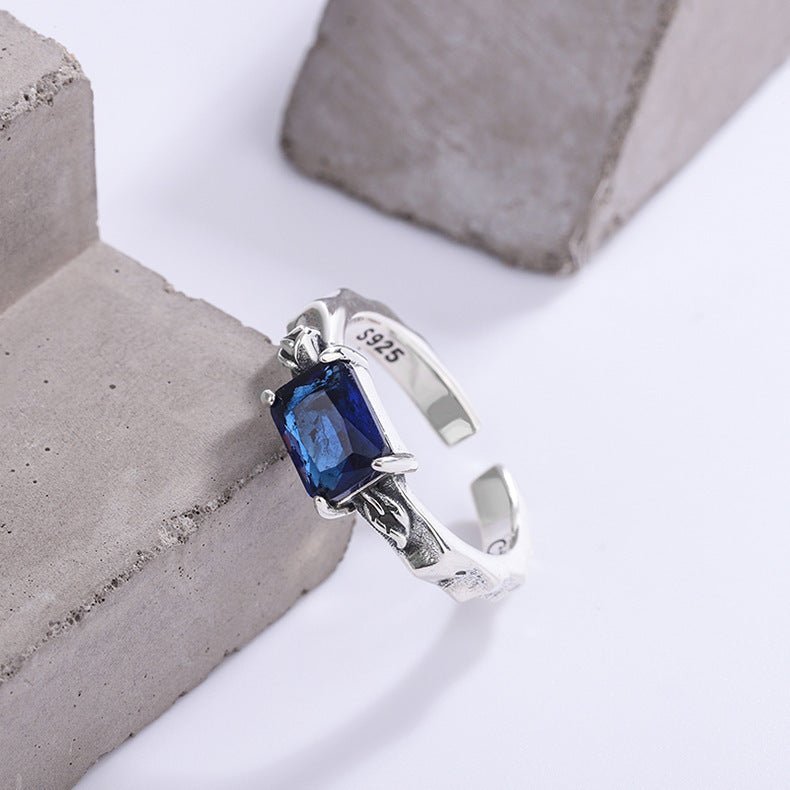 Bague Bleuette - Argent Sterling 925 et Zircons - Maria B.
