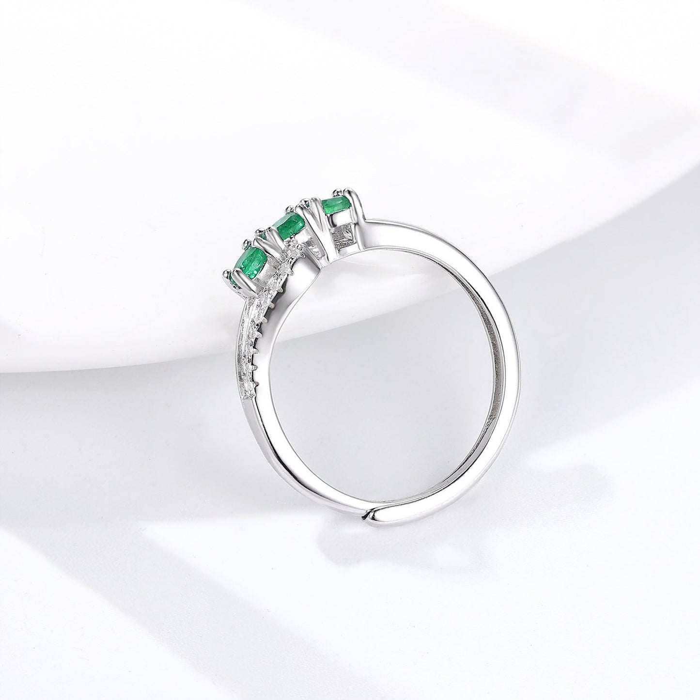 Bague Esmeralda - Émeraude Argent Sterling 925 - Maria B.