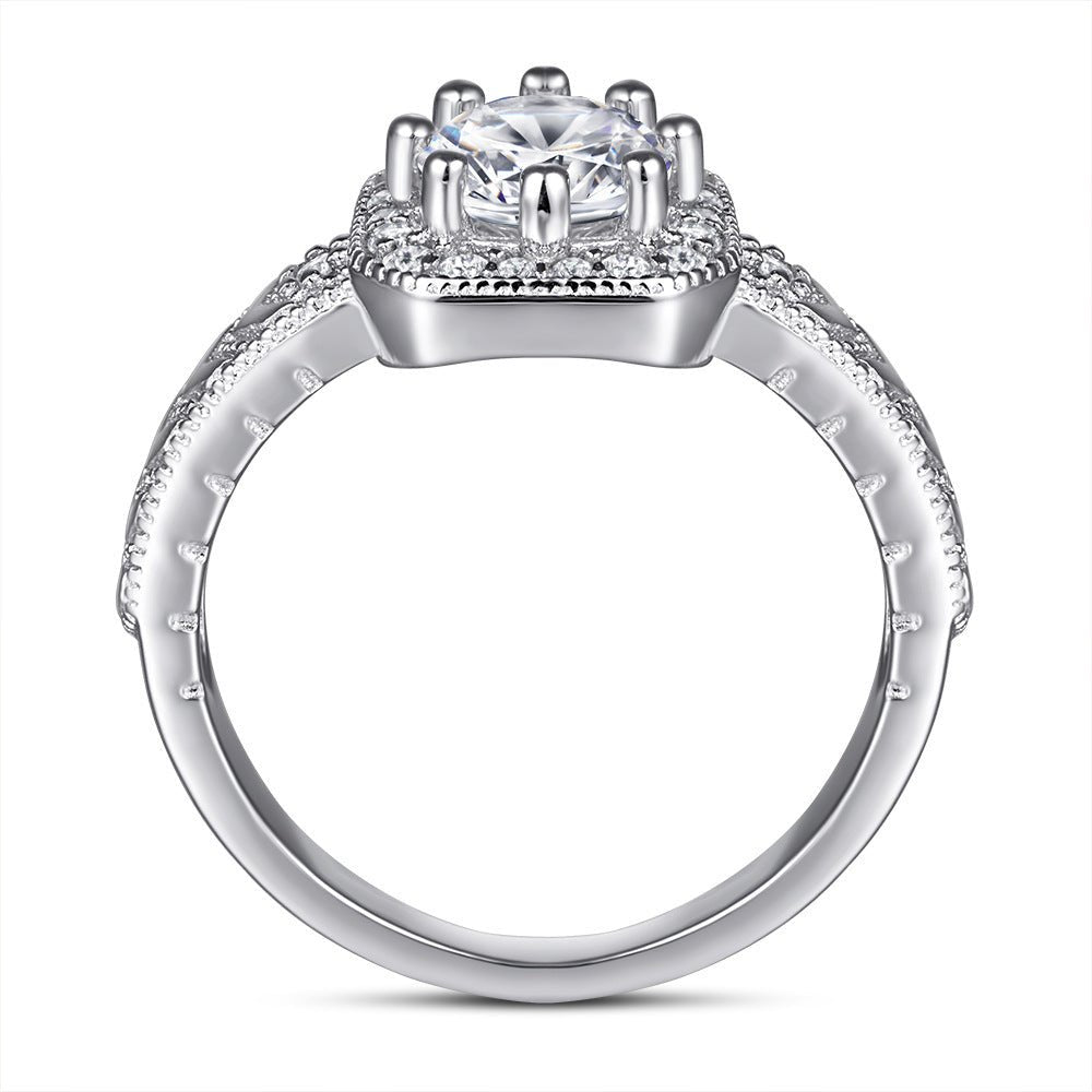 Bague Harmonia - Argent S925 et Zircons - Maria B.