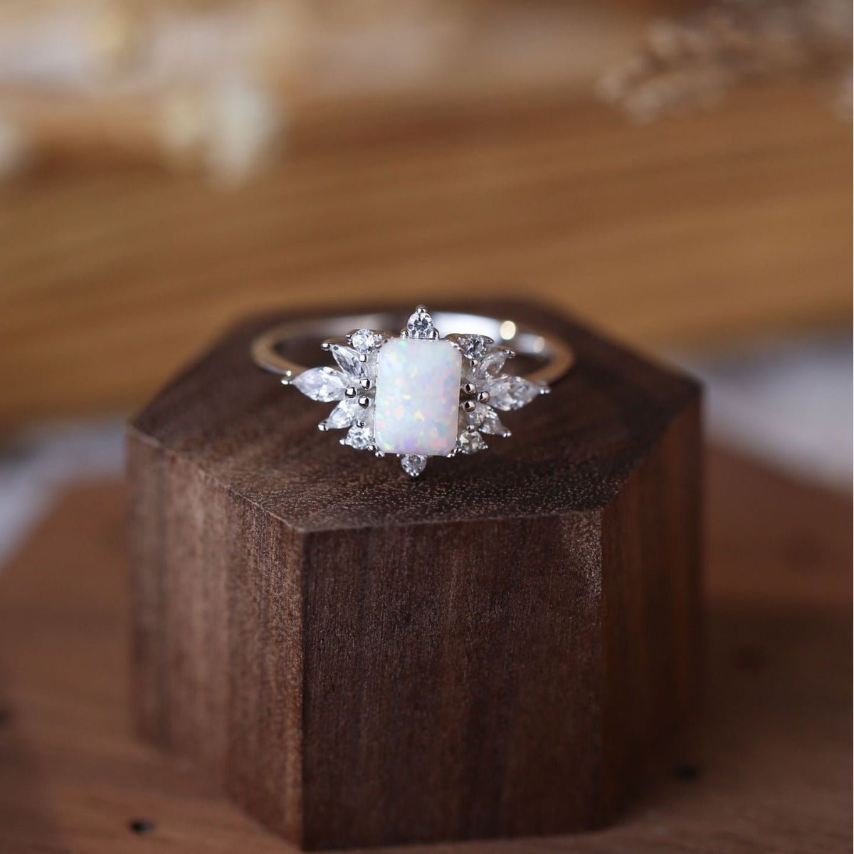 Bague Opelina - Argent S925 et Opale - Maria B.