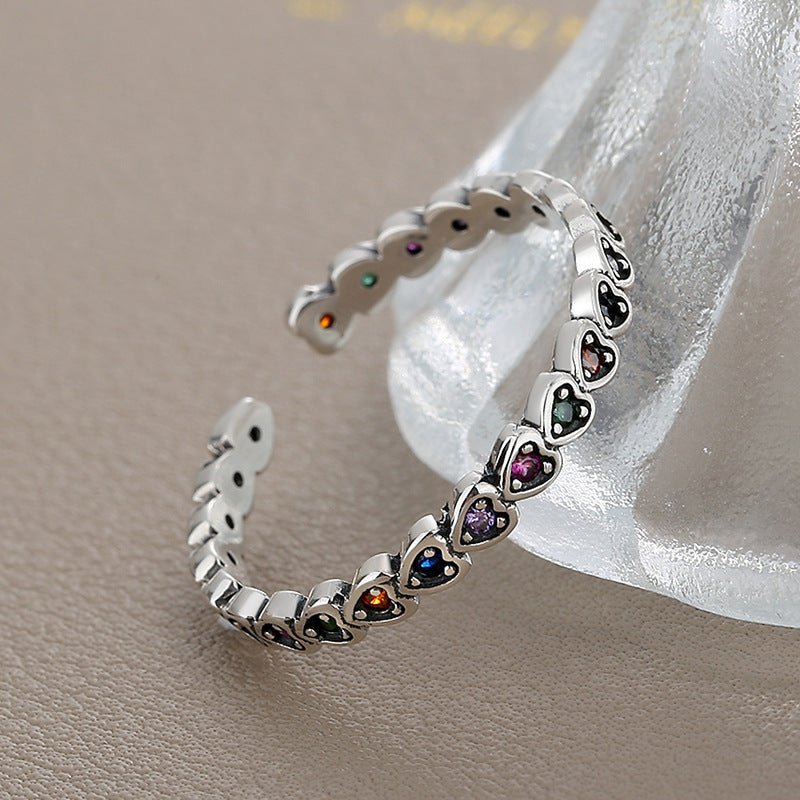 Bague Rainbow - Argent Sterling 925 et Zircons - Maria B.