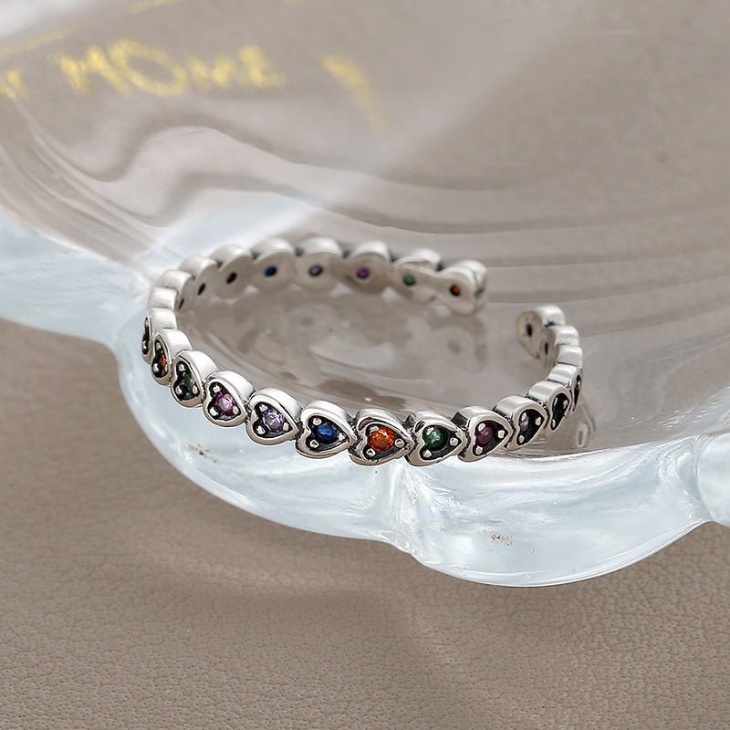 Bague Rainbow - Argent Sterling 925 et Zircons - Maria B.