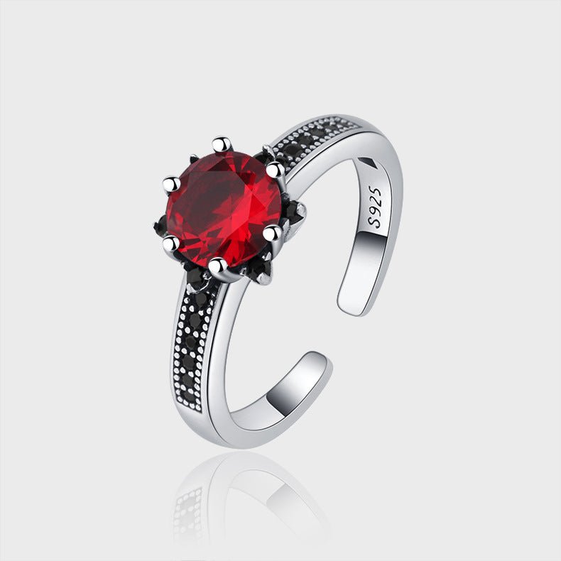 Bague Red Velvet - Argent Sterling 925 et Zircons - Maria B.