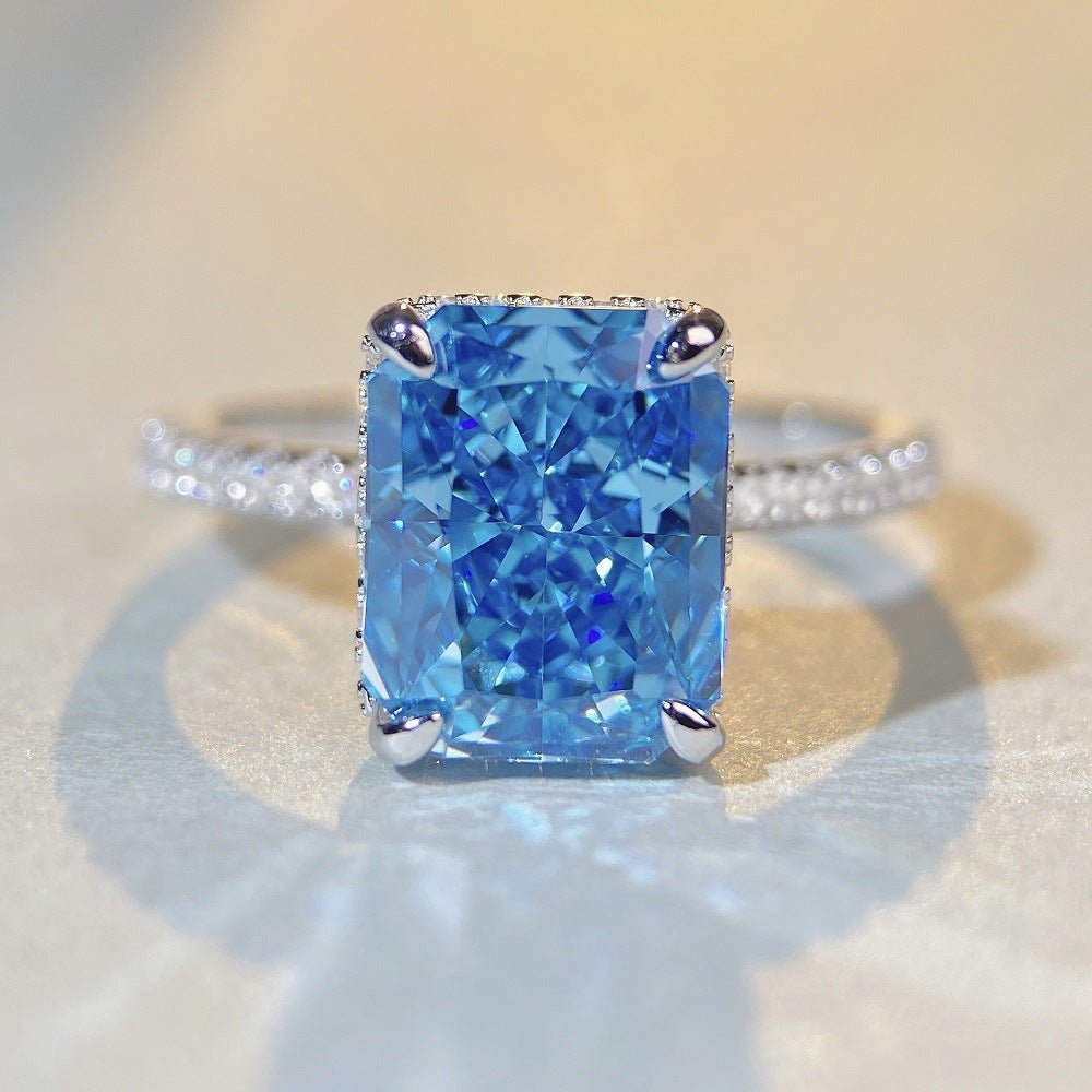 Bague Shiny - Diamant en carbone haute brillance et Argent S925 - Maria B.