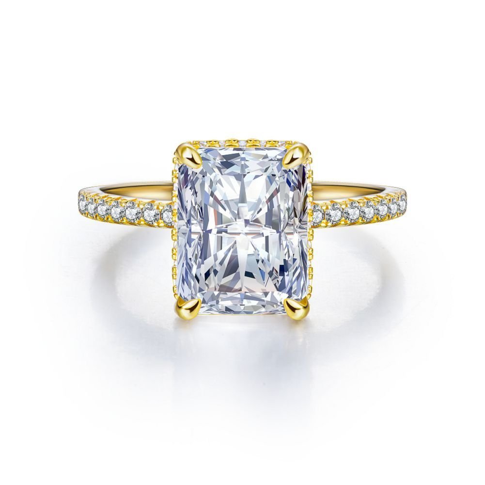 Bague Shiny - Diamant en carbone haute brillance et Argent S925 - Maria B.