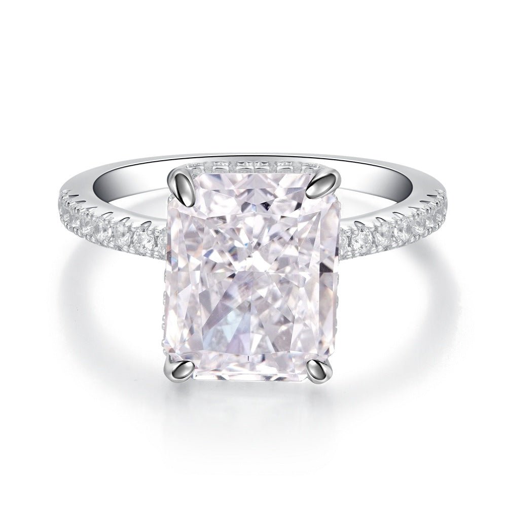 Bague Shiny - Diamant en carbone haute brillance et Argent S925 - Maria B.