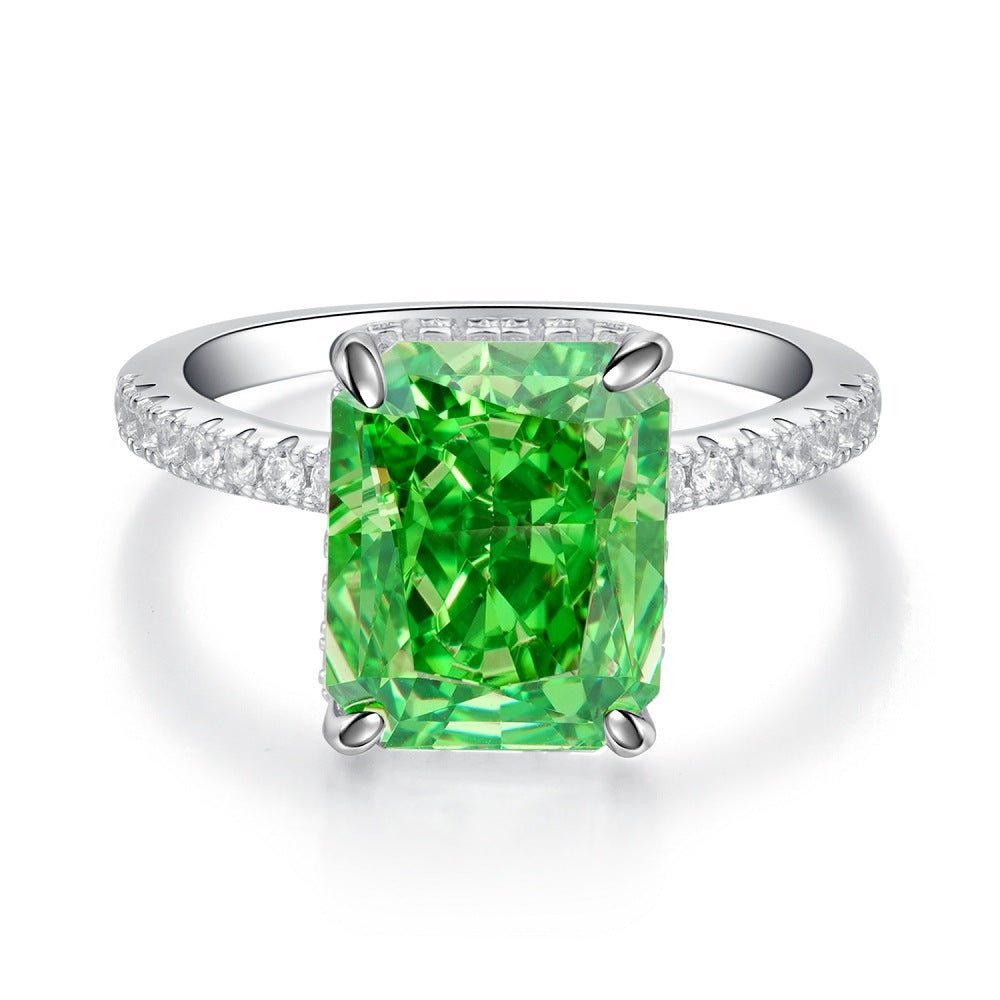 Bague Shiny - Diamant en carbone haute brillance et Argent S925 - Maria B.