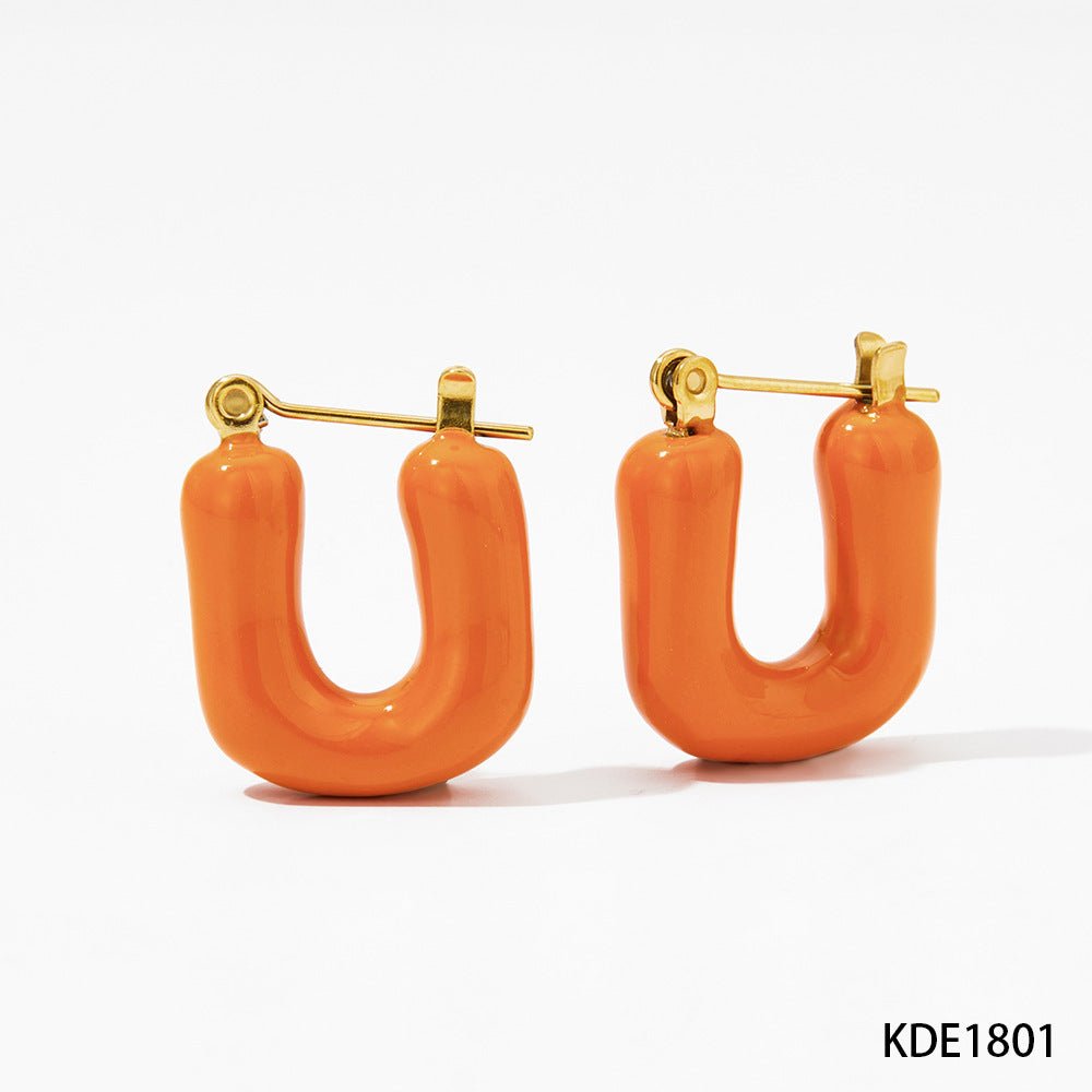 Boucles d'oreilles Alis - Acier Inoxydable - Maria B.