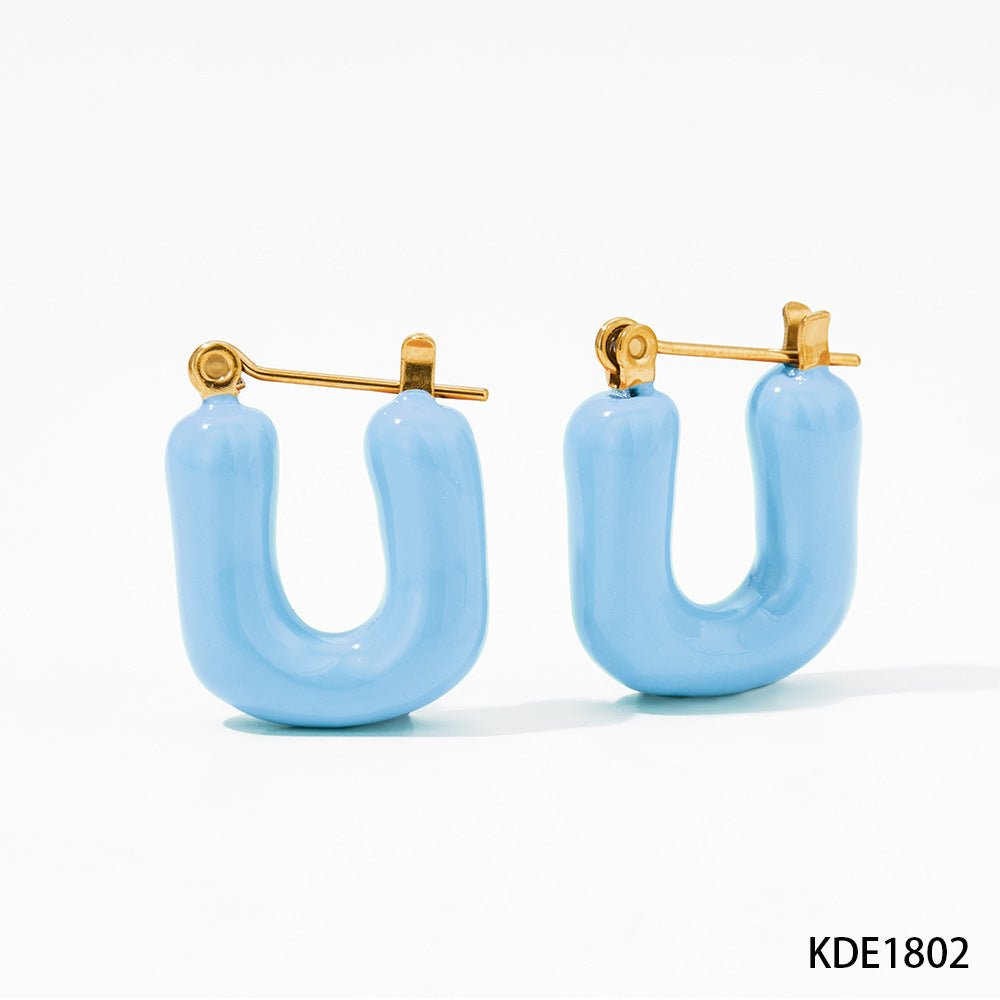 Boucles d'oreilles Alis - Acier Inoxydable - Maria B.