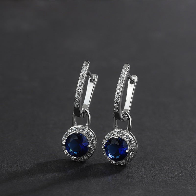 Boucles d'oreilles Blue - Argent S925 - Maria B.