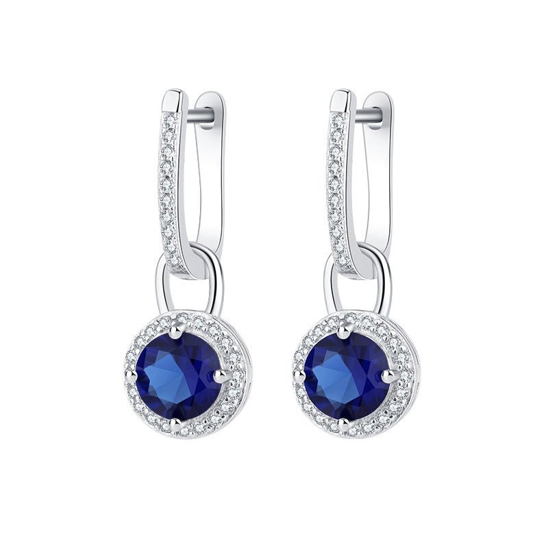 Boucles d'oreilles Blue - Argent S925 - Maria B.