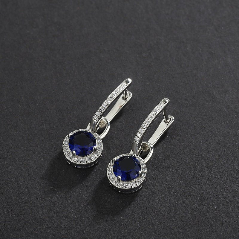 Boucles d'oreilles Blue - Argent S925 - Maria B.