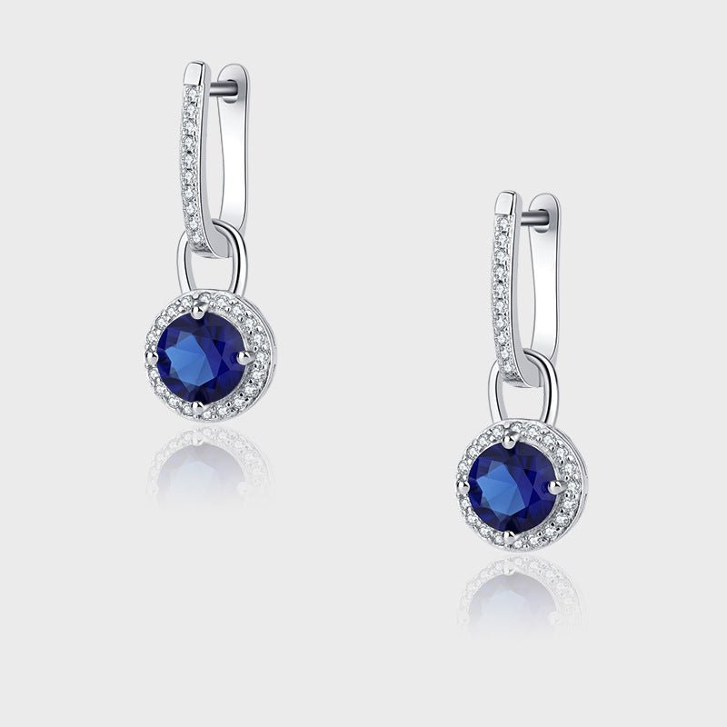 Boucles d'oreilles Blue - Argent S925 - Maria B.