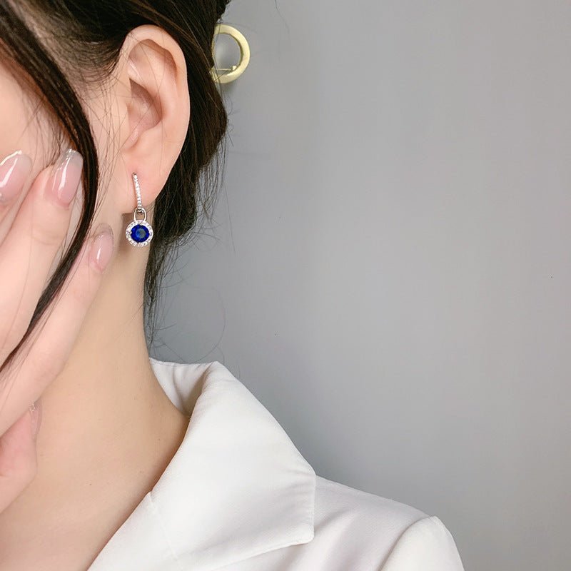 Boucles d'oreilles Blue - Argent S925 - Maria B.