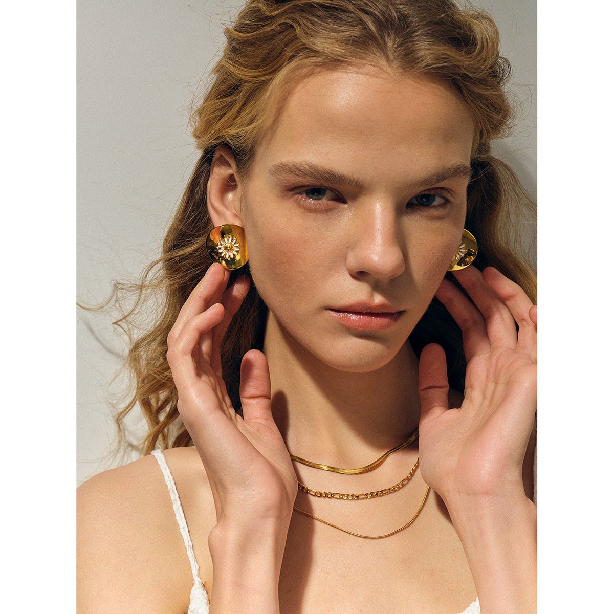 Boucles d'oreilles Damaris - Acier Inoxydable - Maria B.