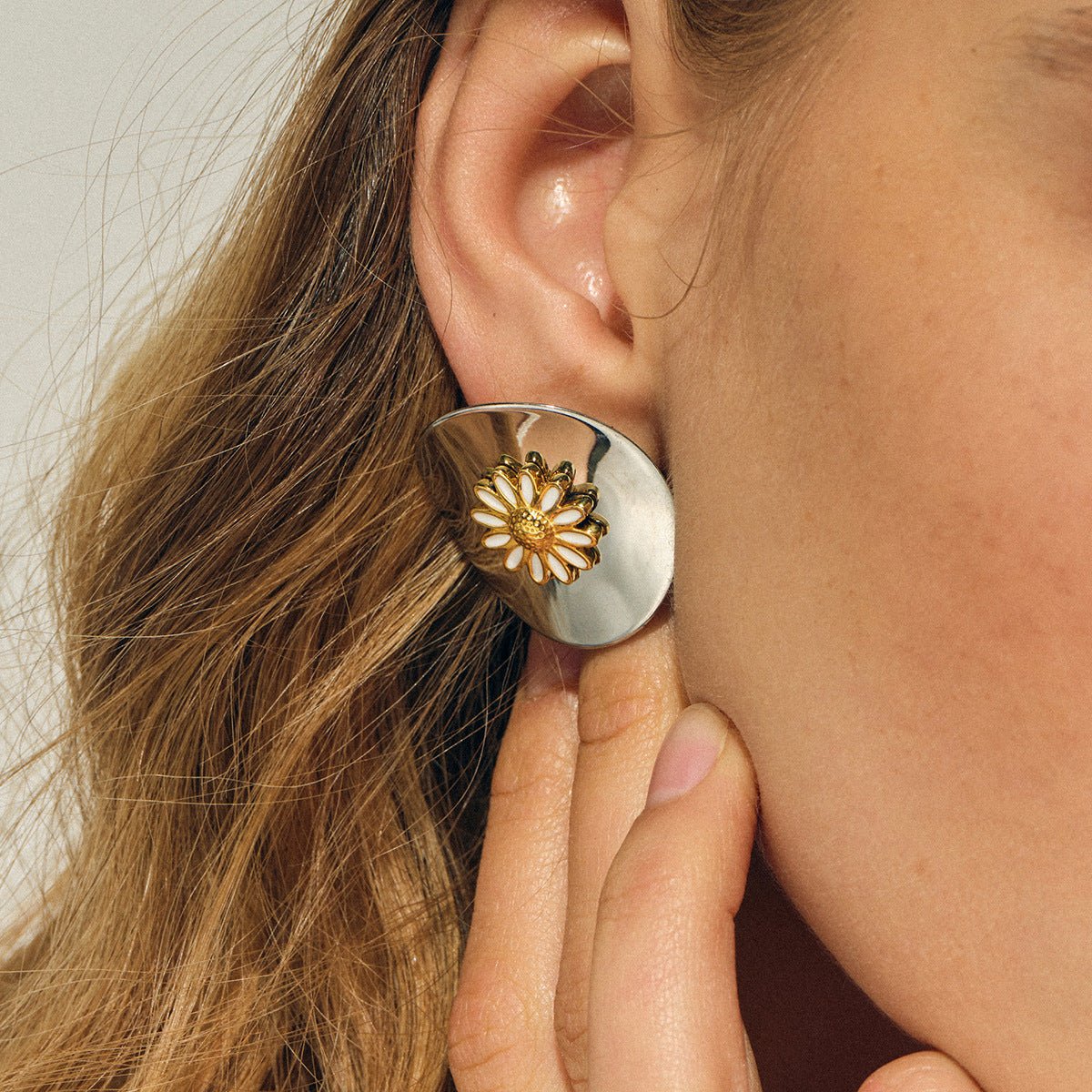 Boucles d'oreilles Damaris - Acier Inoxydable - Maria B.