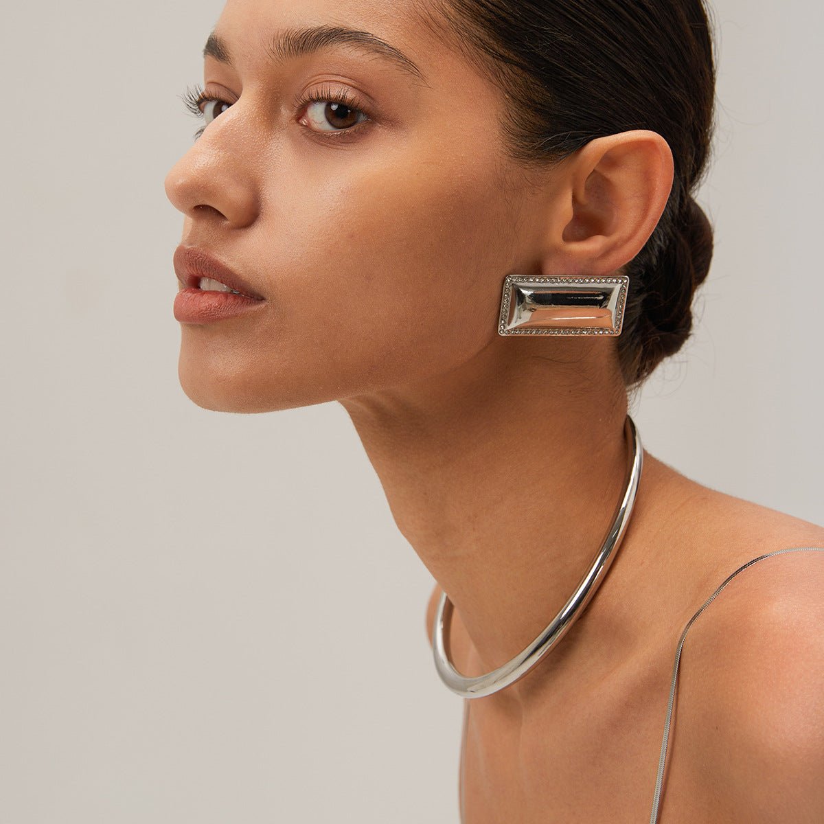 Boucles d'oreilles Désirée - Acier inoxydable plaqué Or 18K - Maria B.
