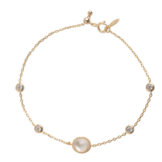 Bracelet à bulles papillon blanc - Maria B.
