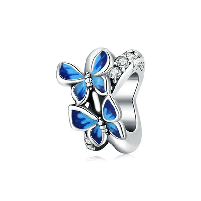 Charms Thème Papillons - Argent S925