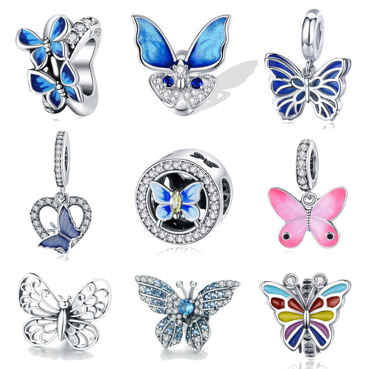 Charms Thème Papillons - Argent S925