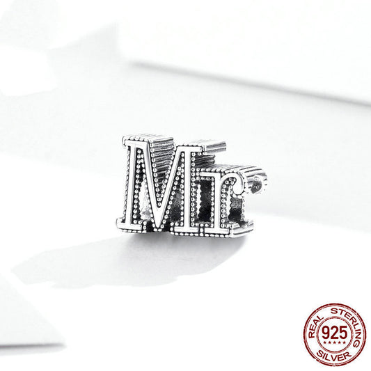 Charm à Lettres Mr - Argent S925