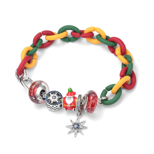 Bracelet X Factor Noël Série Père Noël - Argent S925