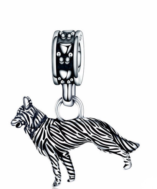Charm pendant Chien - Argent S925