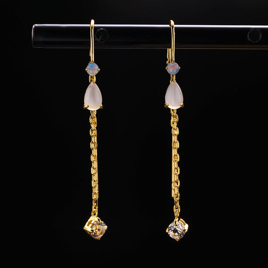 Long Swaying Earrings For Women - Maria B.