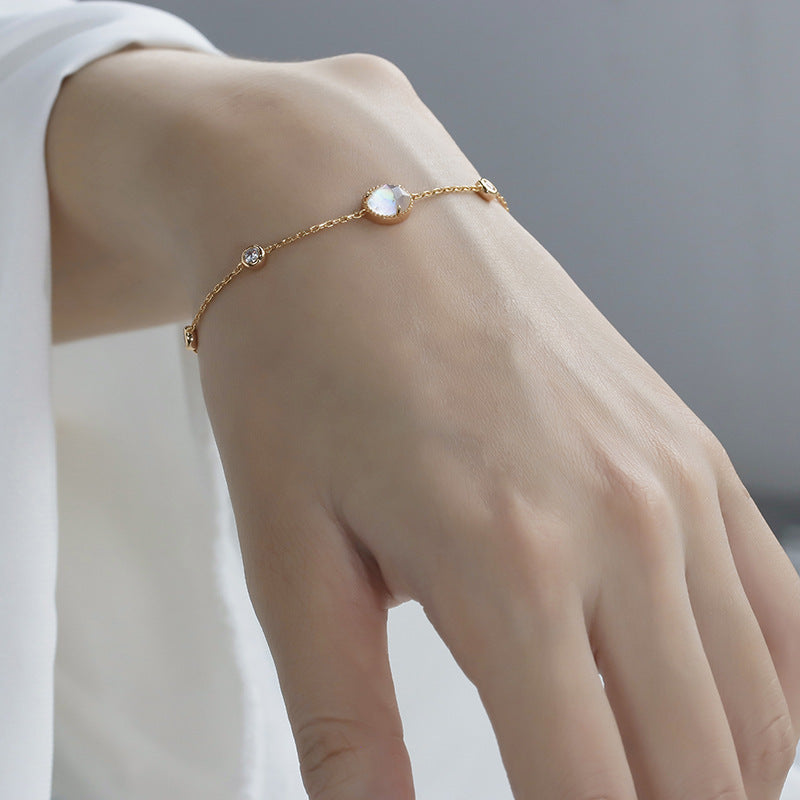 Bracelet à bulles papillon blanc - Maria B.