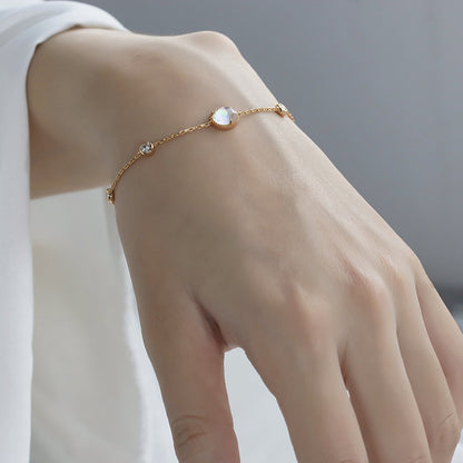 Bracelet à bulles papillon blanc - Maria B.