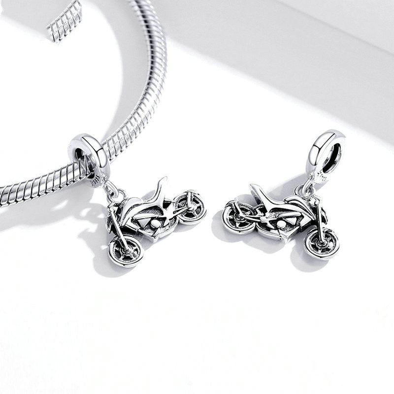 Charm Pendant Moto - Argent S925