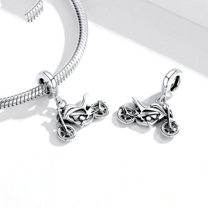 Charm Pendant Moto - Argent S925
