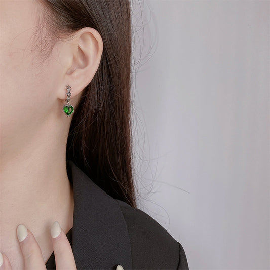 Le cru a Affligé la S925 Sterling Argent Coloré Amour Iris Boucles D'oreilles - Maria B.