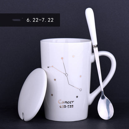 Mug à thé Zénith - Porcelaine, Plaqué Or, 600ml
