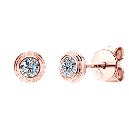 Boucles d’oreilles ÉCLAT ÉTERNEL - Diamant moissanite & Argent 925 millième