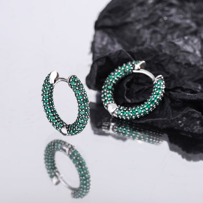 Sterling Argent 925  Conception C Créative en forme de Boucles D'oreilles - Maria B.