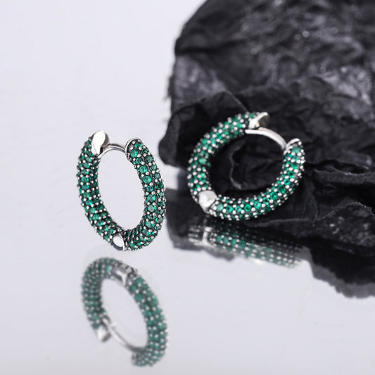 Sterling Argent 925  Conception C Créative en forme de Boucles D'oreilles - Maria B.