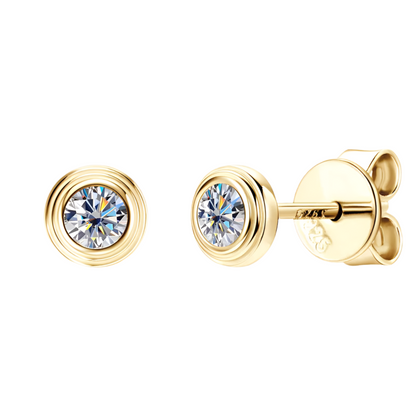 Boucles d’oreilles ÉCLAT ÉTERNEL - Diamant moissanite & Argent 925 millième