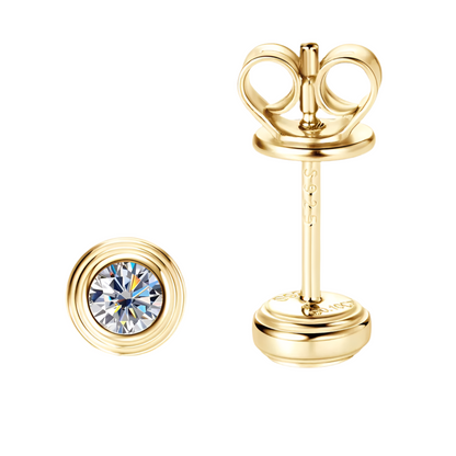 Boucles d’oreilles ÉCLAT ÉTERNEL - Diamant moissanite & Argent 925 millième
