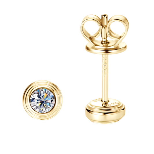 Boucles d’oreilles ÉCLAT ÉTERNEL - Diamant moissanite & Argent 925 millième