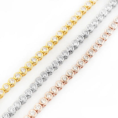Bracelet ou Collier ÉCLAT ÉTERNEL - Diamant moissanite & Argent 925 millième
