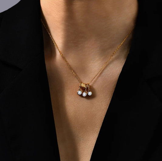 Collier ÉCLAT ÉTERNEL - Diamant moissanite & Argent 925 millième