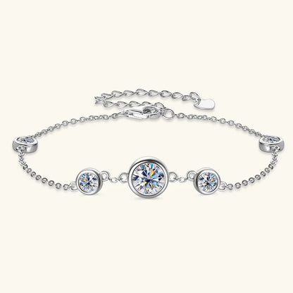 Bracelet ÉCLAT ÉTERNEL - Diamant moissanite & Argent 925 millième