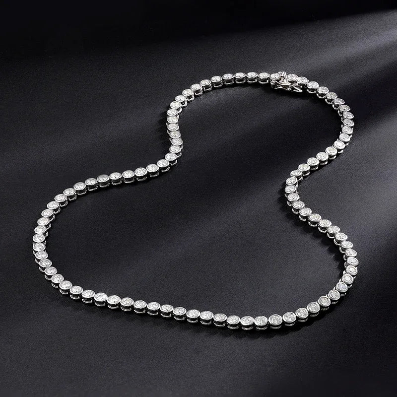Bracelet ou Collier ÉCLAT ÉTERNEL - Diamant moissanite & Argent 925 millième