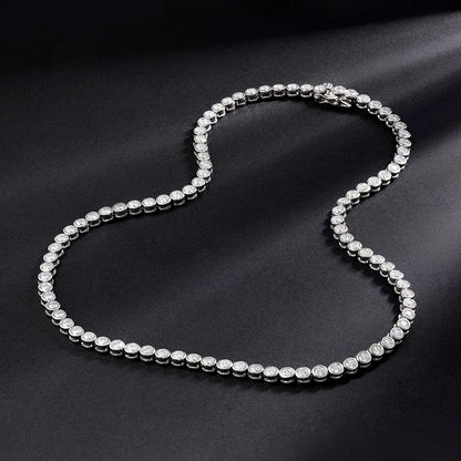 Bracelet ou Collier ÉCLAT ÉTERNEL - Diamant moissanite & Argent 925 millième