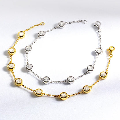 Bracelet ÉCLAT ÉTERNEL - Diamant moissanite & Argent 925 millième