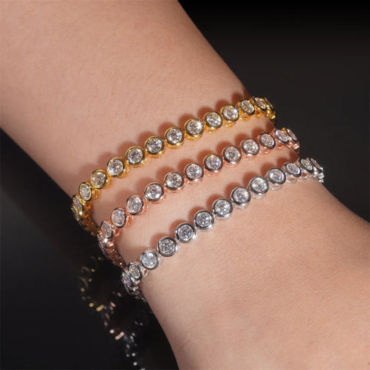 Bracelet ou Collier ÉCLAT ÉTERNEL - Diamant moissanite & Argent 925 millième