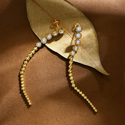 Boucles d’oreilles ÉCLAT ÉTERNEL - Diamant moissanite & Argent 925 millième