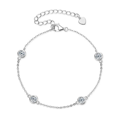 Bracelet ÉCLAT ÉTERNEL - Diamant moissanite & Argent 925 millième